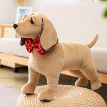 Load image into Gallery viewer, Red Bow-Tie Labrador Stuffed Animal Plush Toys-Soft Toy-Dogs, Home Decor, Labrador, Stuffed Animal-Small-Labrador-1