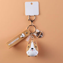 Load image into Gallery viewer, Rolly Polly Corgi Love Keychain-Accessories-Accessories, Corgi, Dogs, Keychain-3