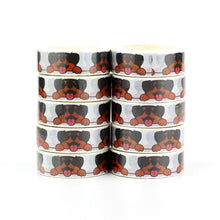 Load image into Gallery viewer, Image of Rottweiler masking tape in the happiest infinite Rottweilers design