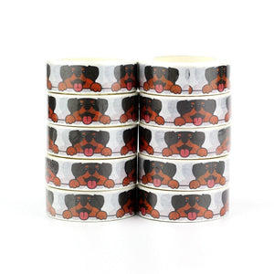 Image of Rottweiler tape in the happiest infinite Rottweilers design