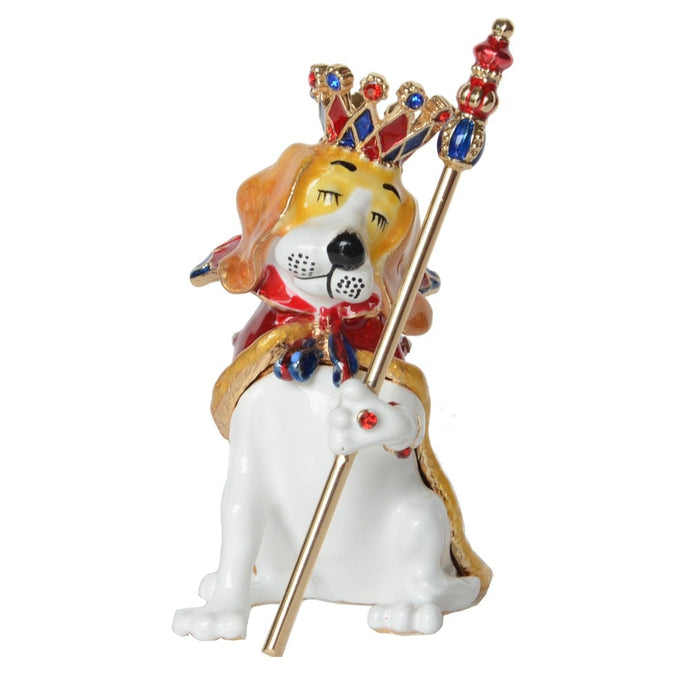 Royal Beagle Love Small Jewellery Box-Dog Themed Jewellery-Bathroom Decor, Beagle, Dogs, Home Decor, Jewellery, Jewellery Box-1