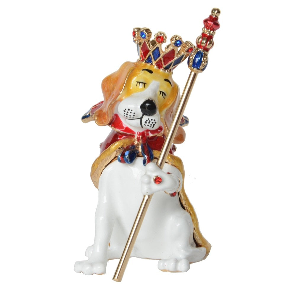 Royal Beagle Love Small Jewellery Box-Dog Themed Jewellery-Bathroom Decor, Beagle, Dogs, Home Decor, Jewellery, Jewellery Box-1