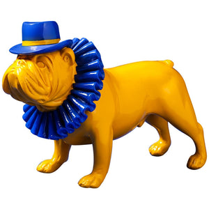 Ruff Collar and Top Hat English Bulldog Statues-Home Decor-Dogs, English Bulldog, Home Decor, Statue-11