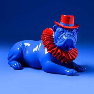 Ruff Collar and Top Hat English Bulldog Statues-Home Decor-Dogs, English Bulldog, Home Decor, Statue-13