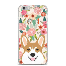 Load image into Gallery viewer, Sable / Black / Tricolor Corgi in Bloom iPhone CaseCell Phone AccessoriesCorgi - Fawn / RedFor 5 5S SE