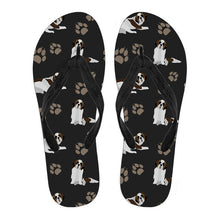 Load image into Gallery viewer, Saint Bernard Love Simple Slippers-Footwear-Dogs, Footwear, Saint Bernard, Slippers-7