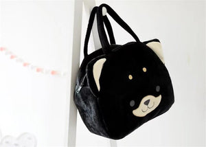 Samoyed Love White Plush HandbagBag