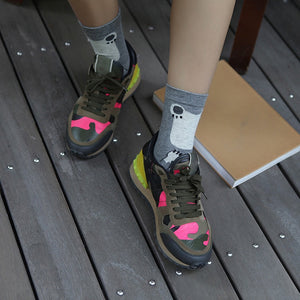 Samoyed Love Womens Cotton Socks-Apparel-Accessories, Dogs, Samoyed, Socks-4