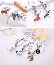 Schnauzer Love 3D Metal Keychain-Key Chain-Accessories, Dogs, Keychain, Schnauzer-5