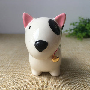 Schnauzer Love Ceramic Car Dashboard / Office Desk Ornament Figurine-Home Decor-Dogs, Figurines, Home Decor, Schnauzer-Bull Terrier-10