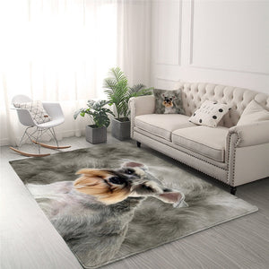 Schnauzer Love Floor Carpet-Home Decor-Dogs, Home Decor, Rugs, Schnauzer-2