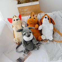 Load image into Gallery viewer, Schnauzer Love Plush BackpackAccessories
