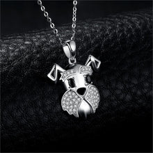 Load image into Gallery viewer, Schnauzer Love Silver Pendant-Dog Themed Jewellery-Dogs, Jewellery, Pendant, Schnauzer-2