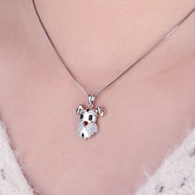 Load image into Gallery viewer, Schnauzer Love Silver Pendant-Dog Themed Jewellery-Dogs, Jewellery, Pendant, Schnauzer-6