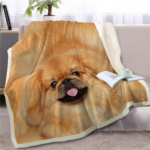 Schnauzer Love Soft Warm Fleece Blankets-Home Decor-Blankets, Dogs, Home Decor, Schnauzer-11