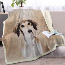 Load image into Gallery viewer, Schnauzer Love Soft Warm Fleece Blankets-Home Decor-Blankets, Dogs, Home Decor, Schnauzer-17