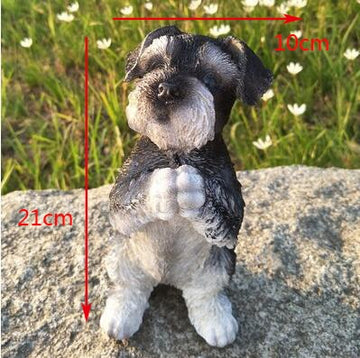 Miniature schnauzer figurines best sale