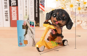Scooter Pug Resin Figurine-Home Decor-Dogs, Figurines, Home Decor, Pug-14