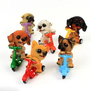 Scooter Pug Resin Figurine-Home Decor-Dogs, Figurines, Home Decor, Pug-17