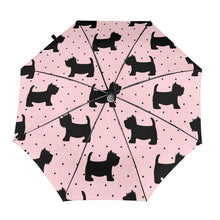 Load image into Gallery viewer, Scottish Terrier Love Automatic Umbrella-Accessories-Accessories, Dogs, Scottish Terrier, Umbrella-Inside Print-3