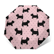 Load image into Gallery viewer, Scottish Terrier Love Automatic Umbrella-Accessories-Accessories, Dogs, Scottish Terrier, Umbrella-1