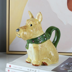 Scottish Terrier Love Ceramic Creamer-Home Decor-Dogs, Home Decor, Scottish Terrier-4