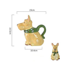Load image into Gallery viewer, Scottish Terrier Love Ceramic Creamer-Home Decor-Dogs, Home Decor, Scottish Terrier-5