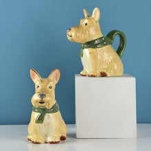 Load image into Gallery viewer, Scottish Terrier Love Ceramic Creamer-Home Decor-Dogs, Home Decor, Scottish Terrier-1