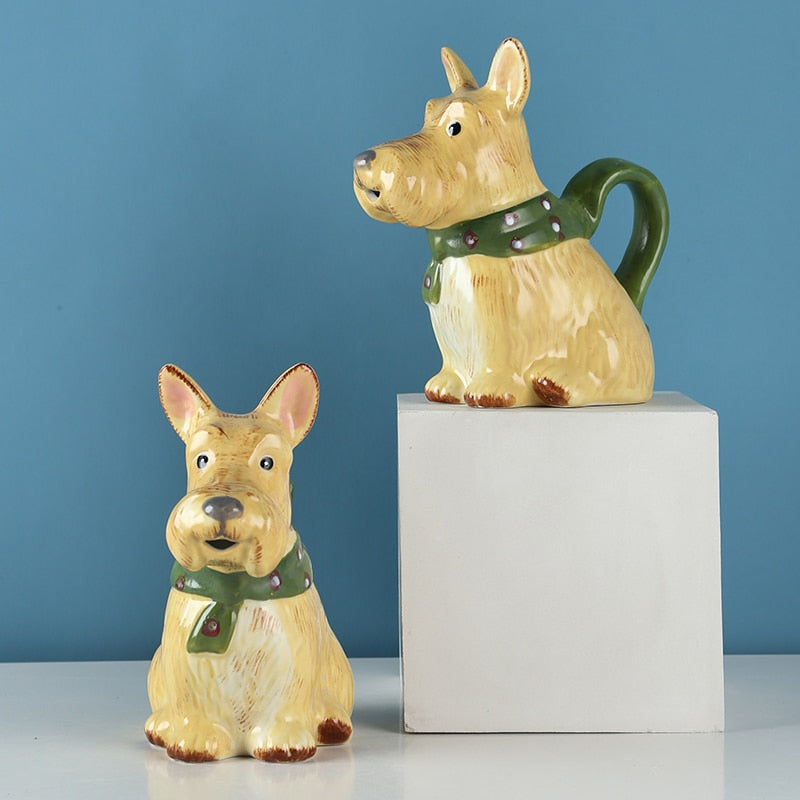 Scottish Terrier Love Ceramic Creamer-Home Decor-Dogs, Home Decor, Scottish Terrier-1