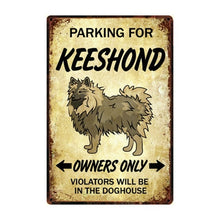 Load image into Gallery viewer, Scottish Terrier Love Reserved Parking Sign Board-Sign Board-Car Accessories, Dogs, Home Decor, Scottish Terrier, Sign Board-19