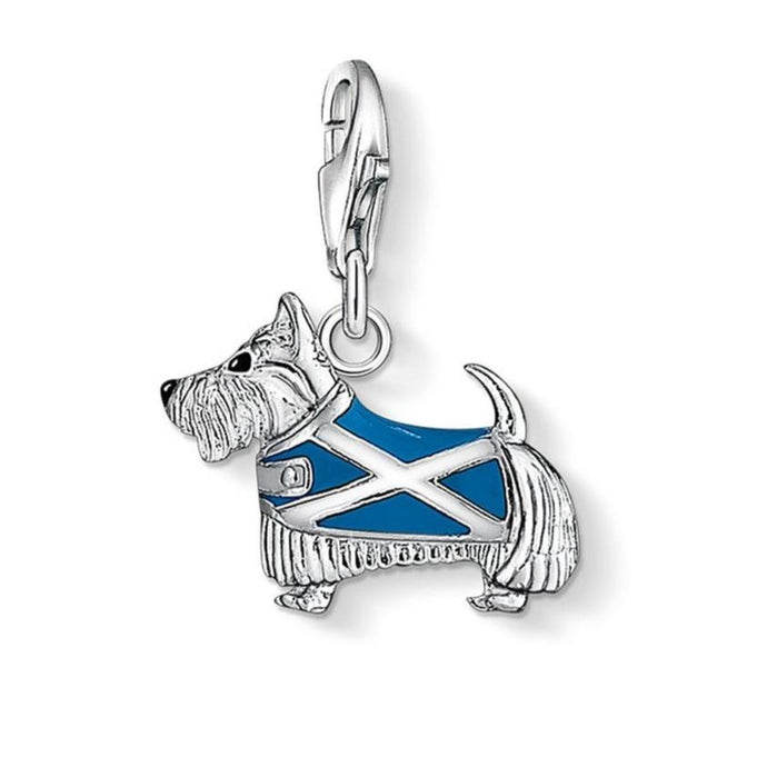 Scottish Terrier Love Silver PendantDog Themed Jewellery