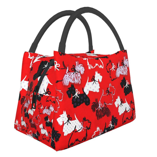 Image of a Scottish Terrier lunch bag