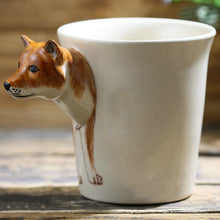 Load image into Gallery viewer, Shiba Inu Love 3D Ceramic Cup-Mug-Dogs, Home Decor, Mugs, Shiba Inu-5