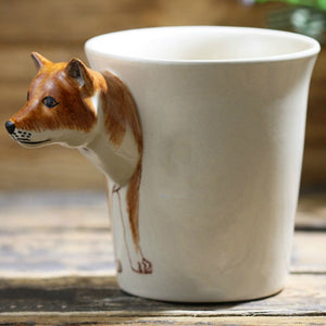 Shiba Inu Love 3D Ceramic Cup-Mug-Dogs, Home Decor, Mugs, Shiba Inu-5