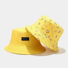 Load image into Gallery viewer, Shiba Inu Love Bucket Hats-Accessories-Accessories, Dogs, Hat, Shiba Inu-Yellow-For Adults-10