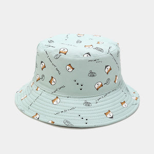 Shiba Inu Love Bucket Hats-Accessories-Accessories, Dogs, Hat, Shiba Inu-17