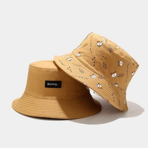Shiba Inu Love Bucket Hats-Accessories-Accessories, Dogs, Hat, Shiba Inu-Khaki-For Adults-19
