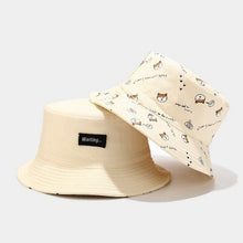 Load image into Gallery viewer, Shiba Inu Love Bucket Hats-Accessories-Accessories, Dogs, Hat, Shiba Inu-Beige-For Adults-8