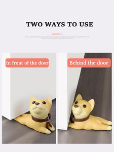 Shiba Inu Love Door Stopper-Home Decor-Dogs, Doorstop, Figurines, Home Decor, Shiba Inu-3