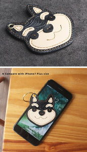 Shiba Inu Love Genuine Leather Handbag Accessories-Accessories-Accessories, Dogs, Shiba Inu-11