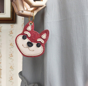 Shiba Inu Love Genuine Leather Handbag Accessories-Accessories-Accessories, Dogs, Shiba Inu-6