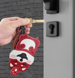 Shiba Inu Love Large Genuine Leather Keychains-Accessories-Accessories, Dogs, Keychain, Shiba Inu-5