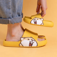 Load image into Gallery viewer, Shiba Inu Love Multicolor Slippers-Footwear-Dogs, Footwear, Shiba Inu, Slippers-13