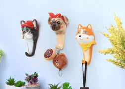 Shiba Inu Love Multipurpose Large Wall Hook-Home Decor-Bathroom Decor, Dogs, Home Decor, Shiba Inu, Wall Hooks-3