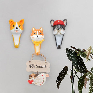 Shiba Inu Love Multipurpose Wall HookHome Decor
