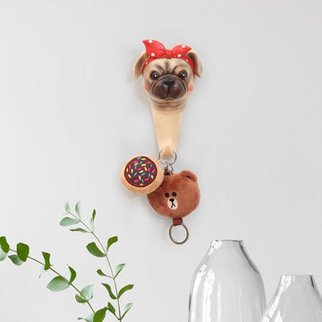Shiba Inu Love Multipurpose Wall HookHome DecorPug - 1 pc