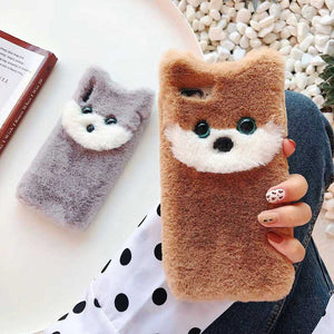 Shiba Inu Love Plush Fur iPhone Case-Cell Phone Accessories-Accessories, Dogs, iPhone Case, Shiba Inu-13