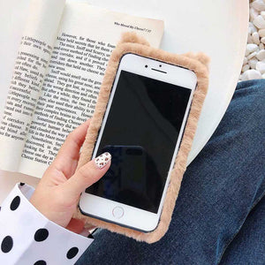 Shiba Inu Love Plush Fur iPhone Case-Cell Phone Accessories-Accessories, Dogs, iPhone Case, Shiba Inu-3