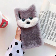 Load image into Gallery viewer, Shiba Inu Love Plush Fur iPhone Case-Cell Phone Accessories-Accessories, Dogs, iPhone Case, Shiba Inu-for iphone XS MAX-Husky-8
