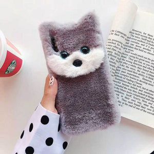 Shiba Inu Love Plush Fur iPhone Case-Cell Phone Accessories-Accessories, Dogs, iPhone Case, Shiba Inu-for iphone XS MAX-Husky-8